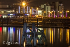 Cardiff Bay at night