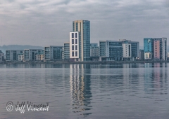View across Cardiff Bay