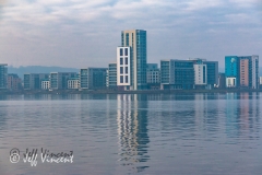 View Across Cardiff Bay - with Lightroom Adjustments