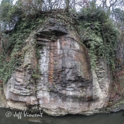 Can you see the face - Aberdulais Falls
