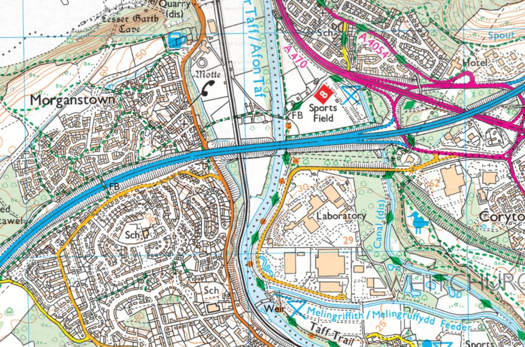 Modern Map of Forest Farm area